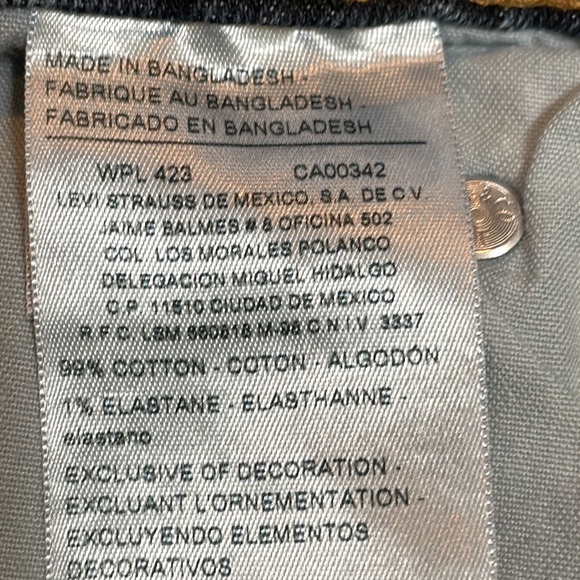 Levi Signature Strauss & Co Relaxed Fit Blue Jeans 5 Pocket W36 x L34 Dark Wash - Picture 14 of 16